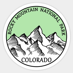 Rocky Mountain National Park Colorado Sticker